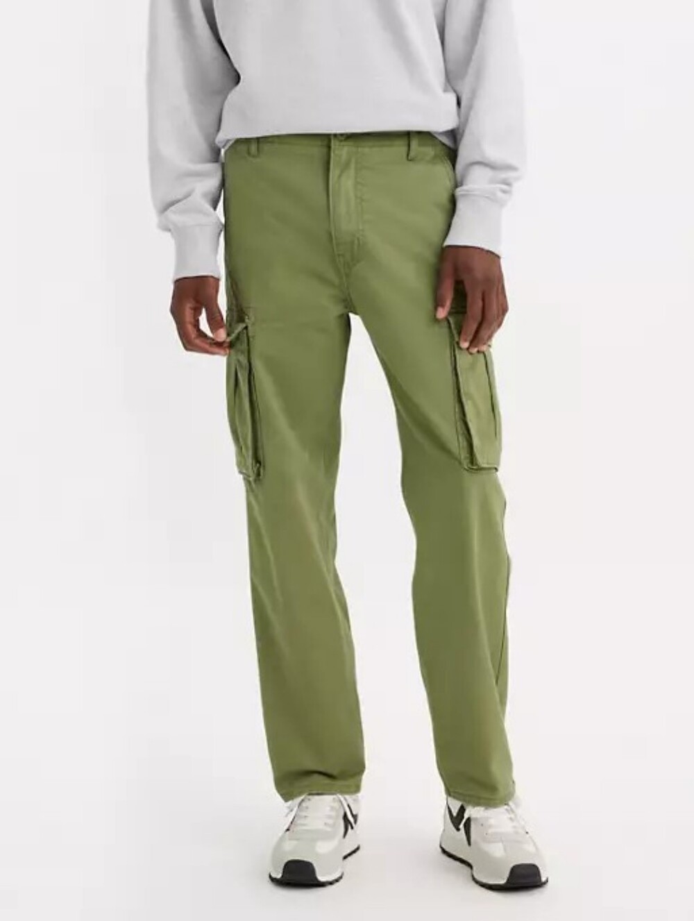 Levi's Ace Cargo Pants Olive Green 36 x 32 - Picture 13 of 16